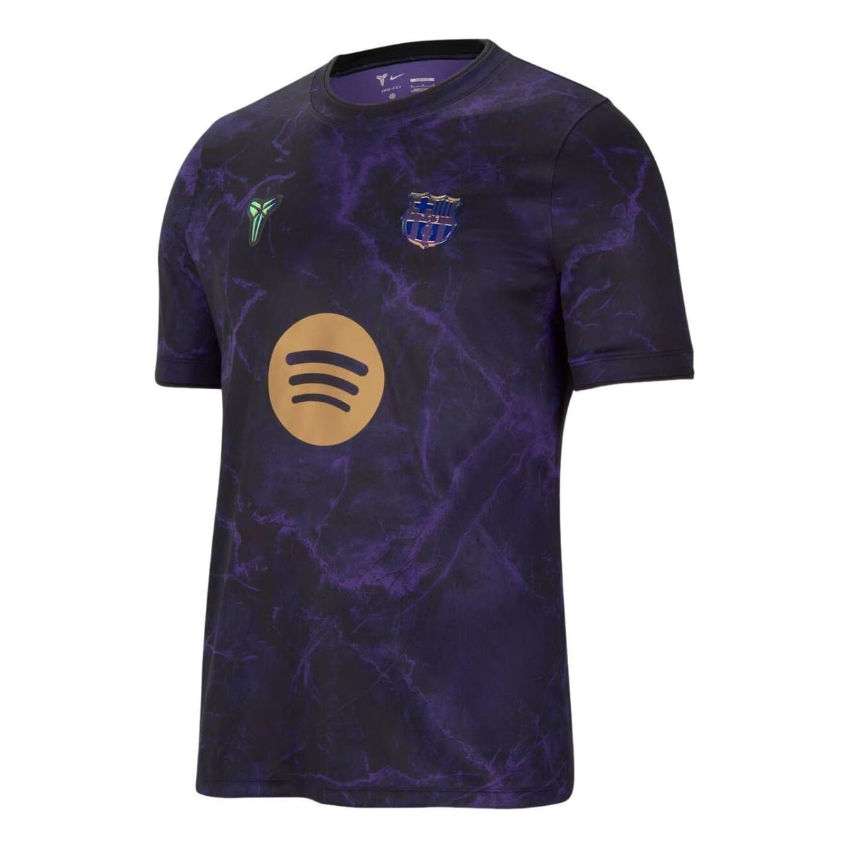 Nike Kobe x F.C. Barcelona Away Dri-FIT Pre-Match T-Shirt 'Field Purple Black Metallic Gold' IQ1292-505