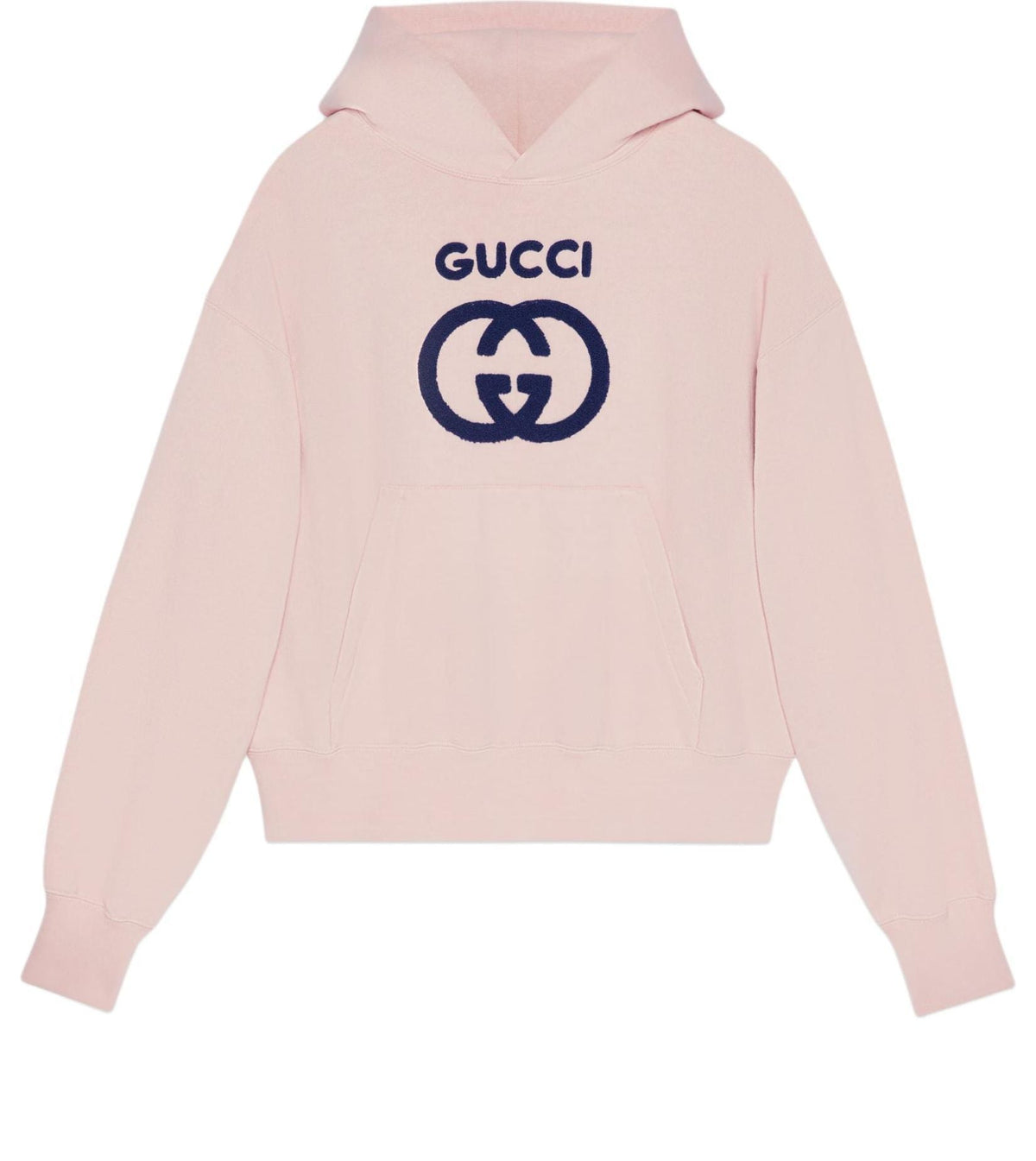 (WMNS) Gucci Cotton Jersey Sweatshirt With Embroidery 'Light Pink' 768122-XJF8S-5874