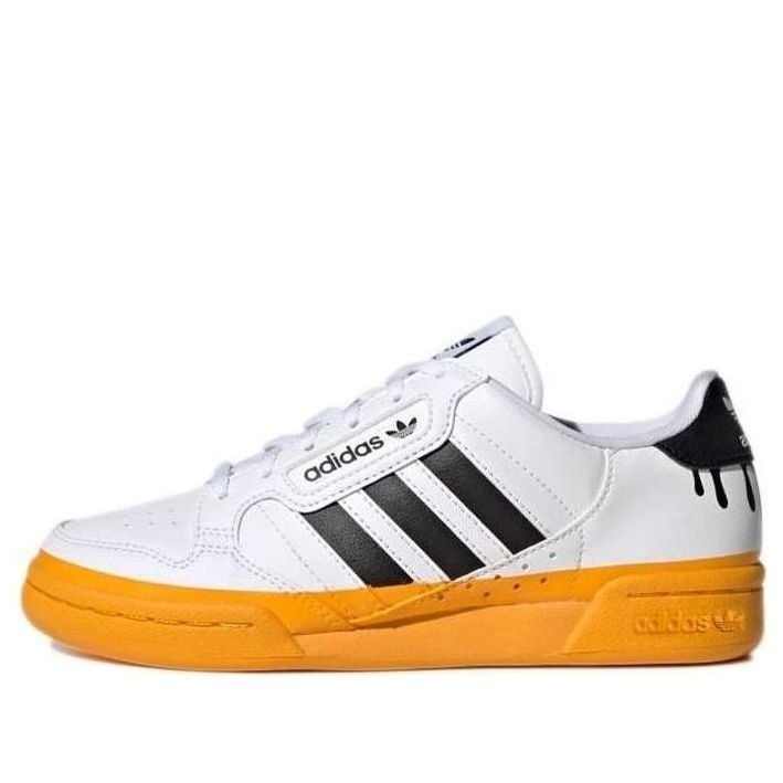 (GS) adidas Continental 80 Stripes 'White Black Team Colleg Gold' GY8135