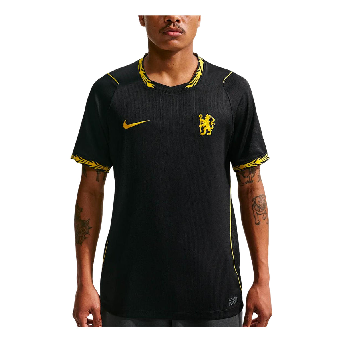 Nike x Chelsea FC 2026/27 Stadium Away Dri-FIT Replica Jersey 'Black Midwest Gold' II1941-011