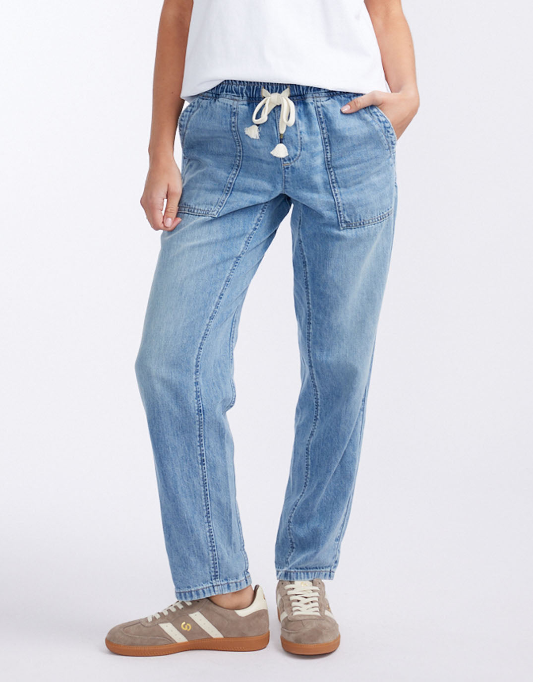 Beach Comber Pant - Mid Wash