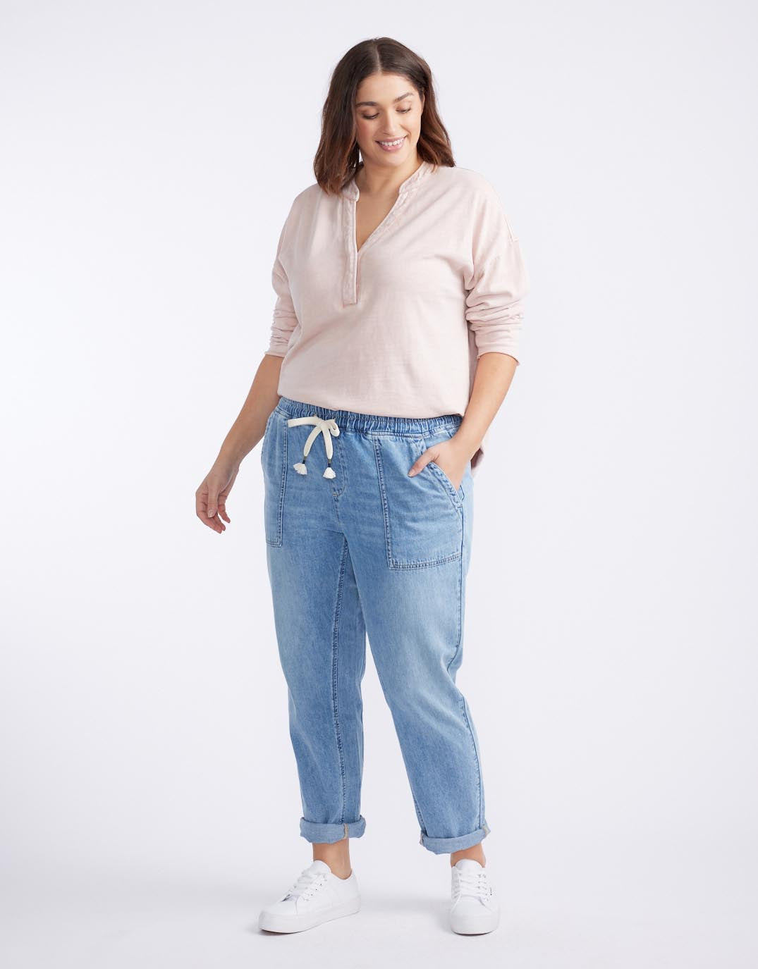 Beach Comber Pant - Mid Wash