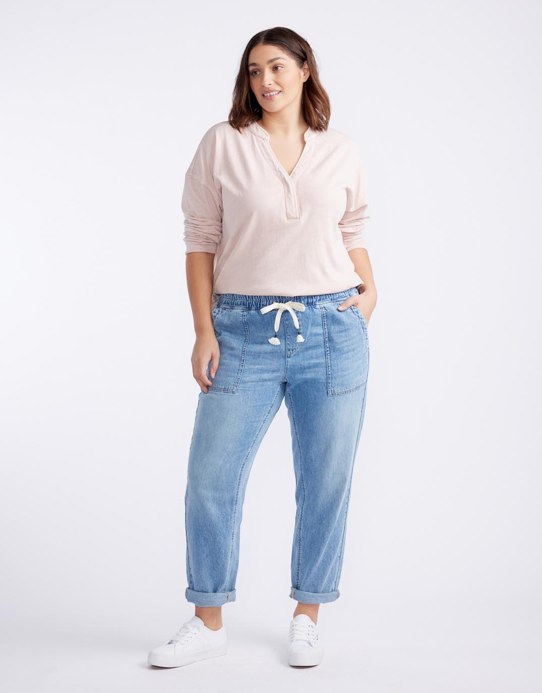 Beach Comber Pant - Mid Wash