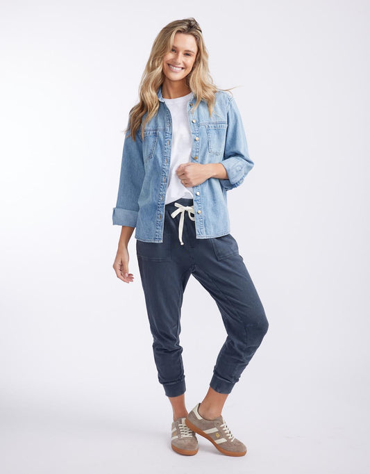 The Sunset Pant - Washed Navy