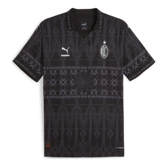 PUMA x PLEASURES AC Milan Authentic Football Jersey 'Black' 776062-01