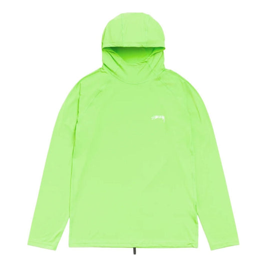 Stussy Hooded Rash Guard 'Lime' 1140394-LIME