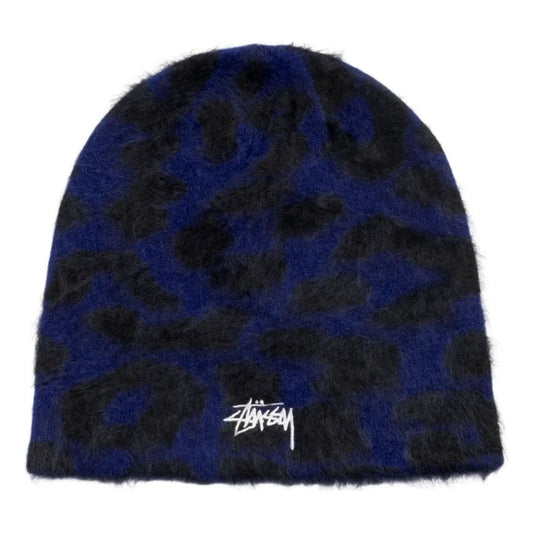 Stussy Cashmere Leopard Skullcap 'Royal' 1321282-ROYL - Stussy Professional Edition