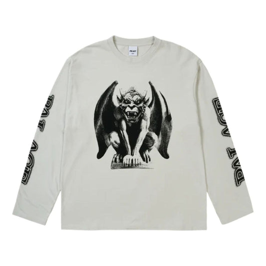 Palace Gargoyle Long-Sleeve T-Shirt 'Concrete Grey' P30ES197