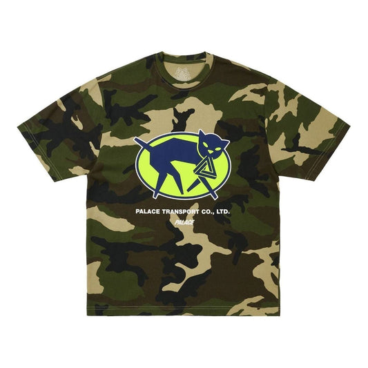 Palace Transport T-Shirt 'Woodland Camo' P31TS066
