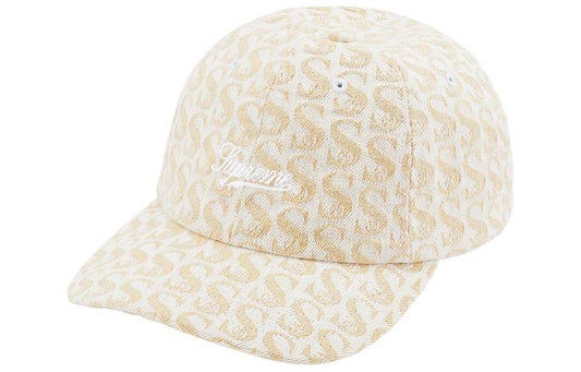Supreme Monogram Denim 6-Panel 'White Gold' SUP-FW21-050