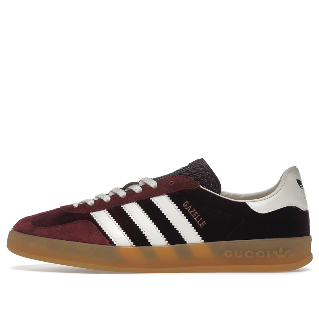 adidas x Gucci Gazelle 'Burgundy Velvet' 707848-9STU0-6160