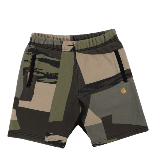 Chase Sweat Short Camo Mend / Gold