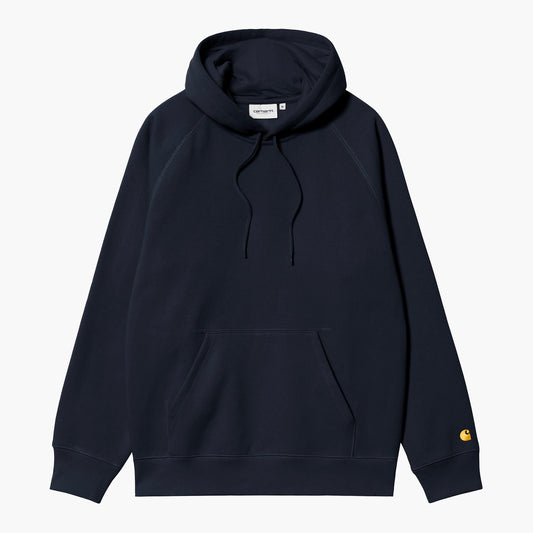 Hooded Chase Sweat Dark Navy / Gold