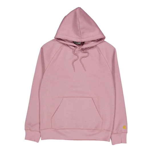 Hooded Chase Sweat Glassy Pink / Gold