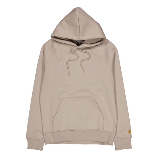 Hooded Chase Sweat Dusky Beige / Gold