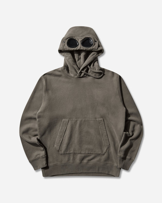 Slam Jam Diagonal Fleece Brushed Goggle Hoodie Black