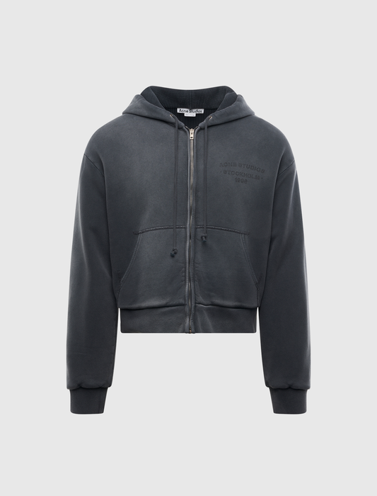 SPRAYED ZIP HOODIE