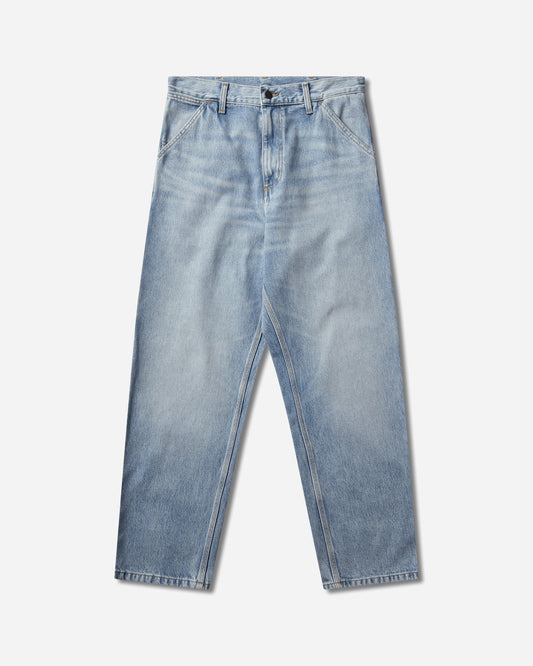 Men's Single Knee Pants Blue (Heavy Worn Bleached)