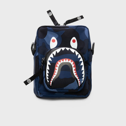 Color Camo Shark Mini Bag - Navy