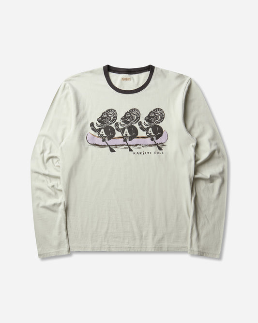 Men's 20/-Jersey Longsleeve T-Shirt ("A" Sheep) Gray