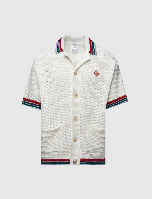 FAUX CROCHET SHIRT