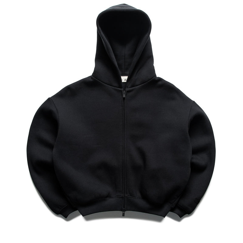 Kids Fear Of God Essentials Classic Full Zip Hoodie - Vintage Black