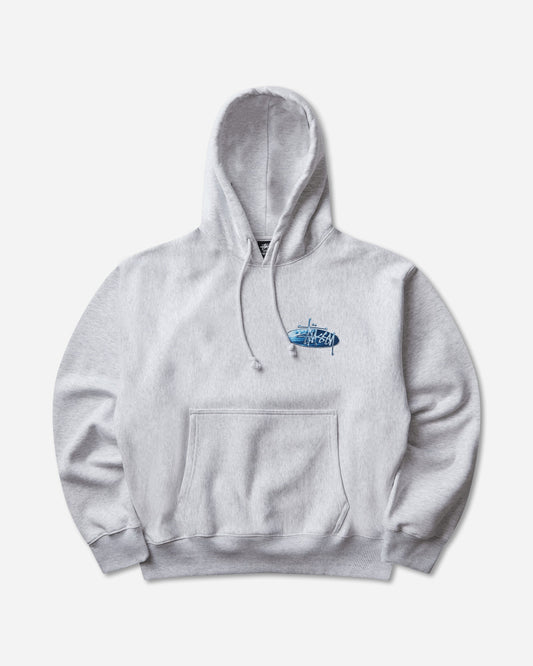 Wave Oval Hoodie Ash Heather