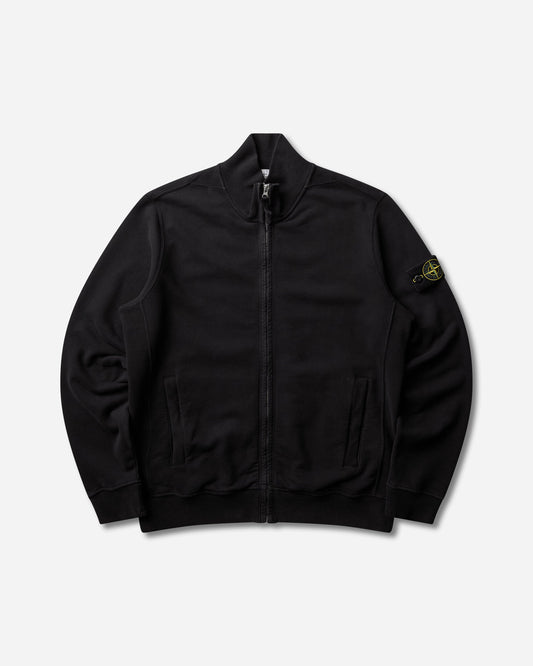 Men's Organic Cotton Fleece Full-Zip Sweatshirt Black
