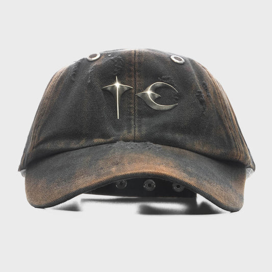 TC Two Tone Washed Cap - Rust Black