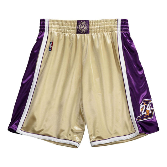 Mitchell & Ness NBA Authentic Hall Of Fame Los Angeles Lakers Kobe Bryant 1996-2016 Shorts 'Gold Purple' ASHRCP20025-LALGOLD96KBR
