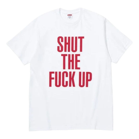 Supreme FW25 x Number (N)ine Shut Up T-Shirt 'White' FW25T8-WHITE