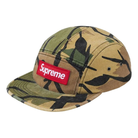 Supreme FW26 Military Camp Cap 'Spring Green Predator Camo' SUP-FW26-2026-GRN - Supreme Professional Edition