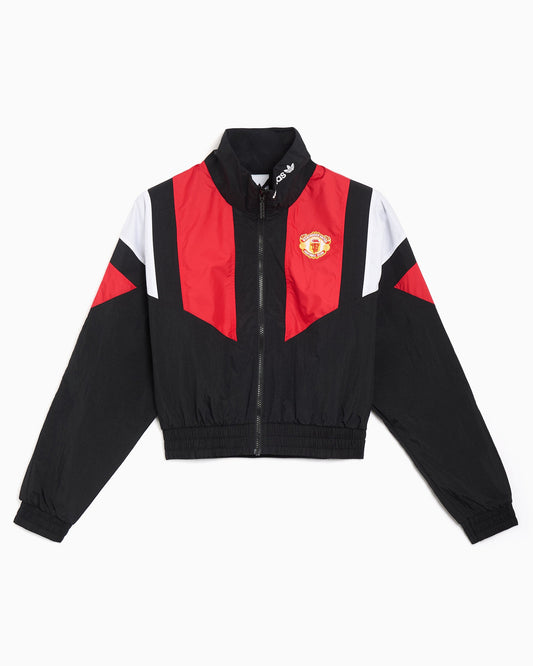 Chaqueta de chandal Crop adidas Originals Manchester United FC EQT para mujer