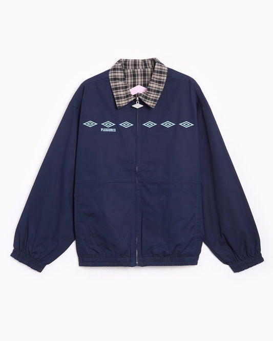 Chaqueta ligera de cuadros Reversible Pleasures x Umbro Diamonds para hombre