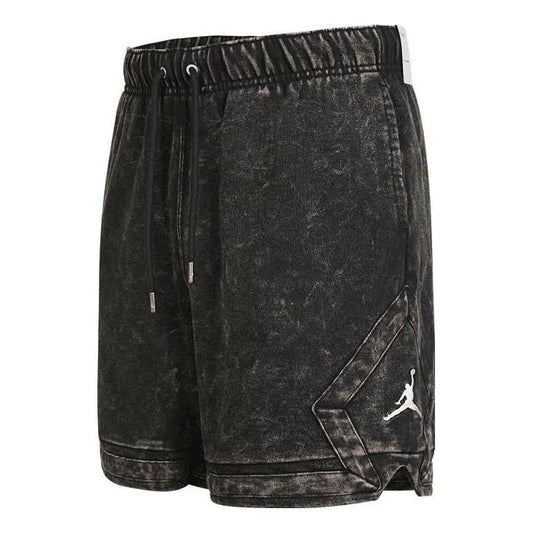 Nike Essentials Logo Printing Drawstring Straight Shorts Black DR3093-010