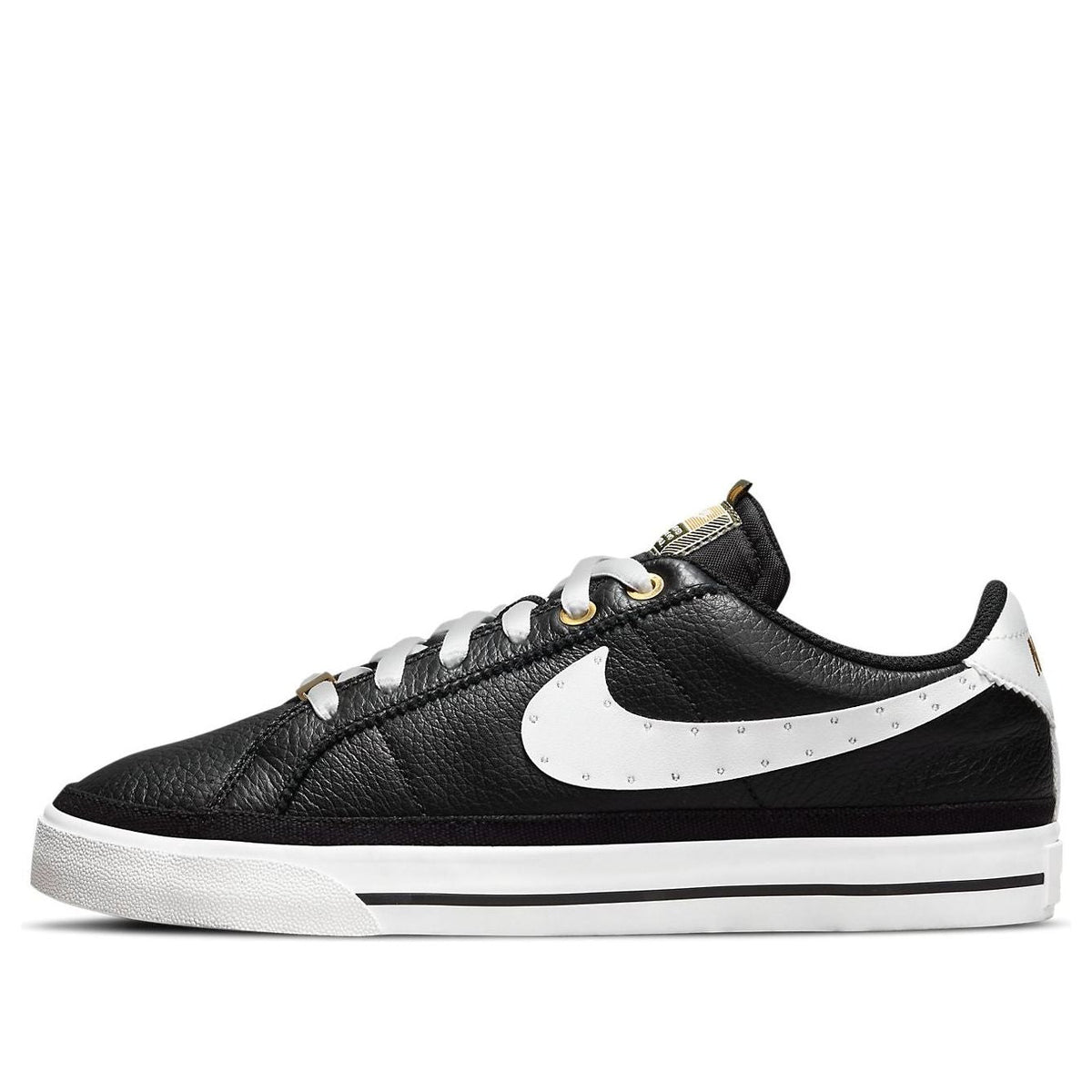 (WMNS) Nike Serena Williams Design Crew x Court Legacy 'Black Metallic Gold' DJ1454-001