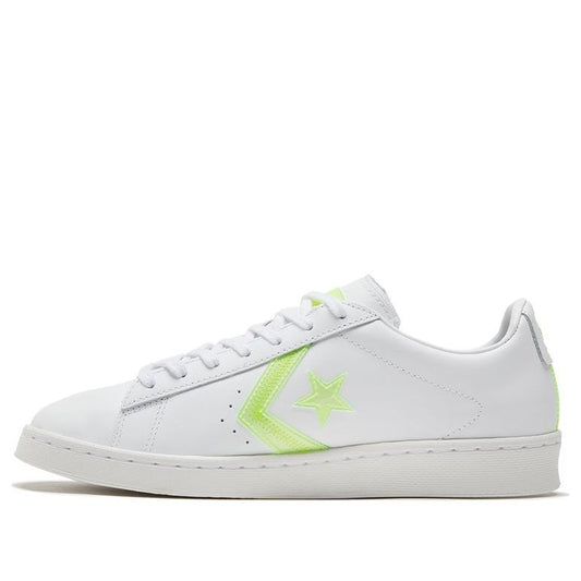 Converse Pro Leather Low 'Hi-Vis Collection - White Lemon Neon' 169505C