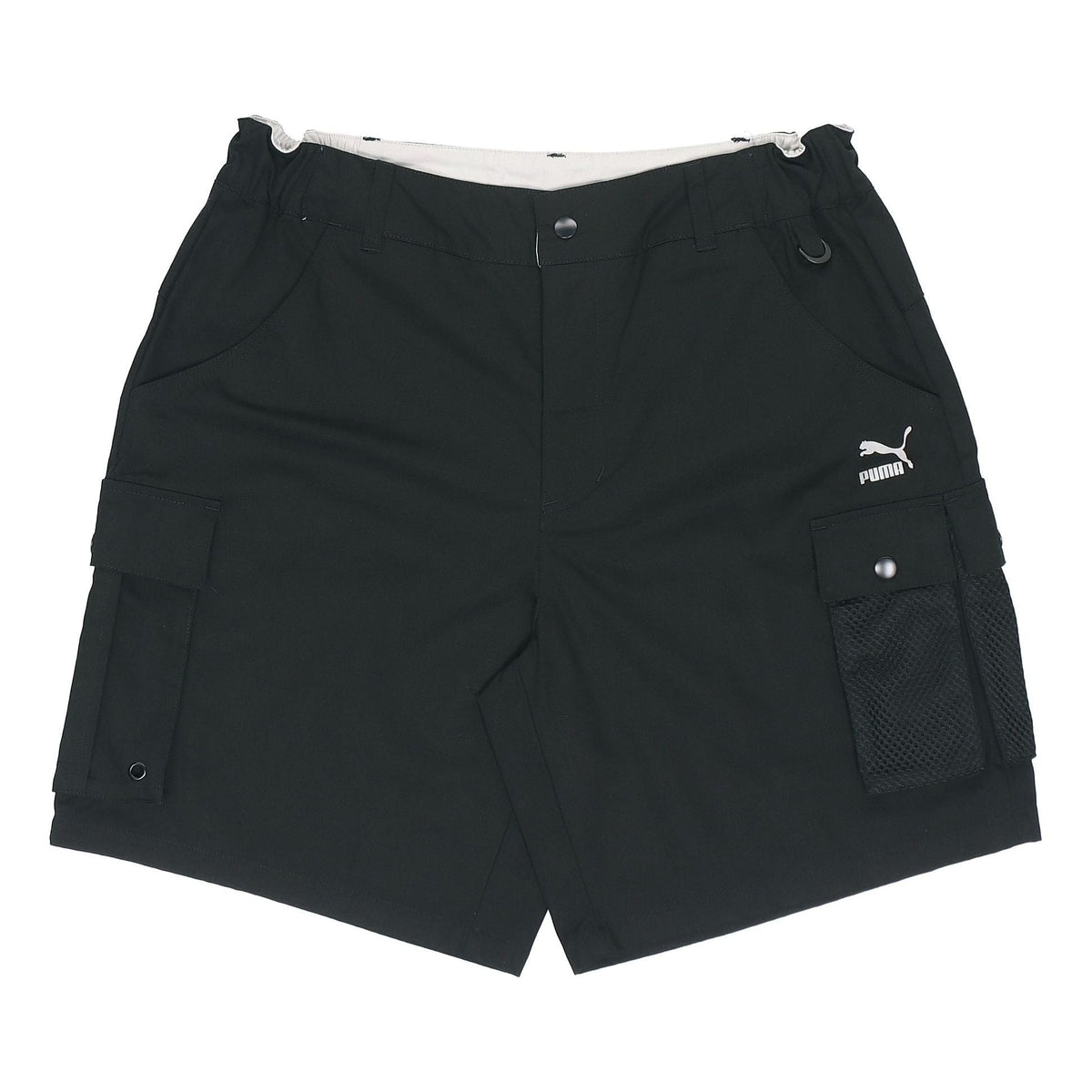 PUMA Logo Florid Summer Shorts 'Black' 533736-01