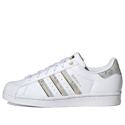 (WMNS) adidas Superstar 'White Gold Metallic' GX1839