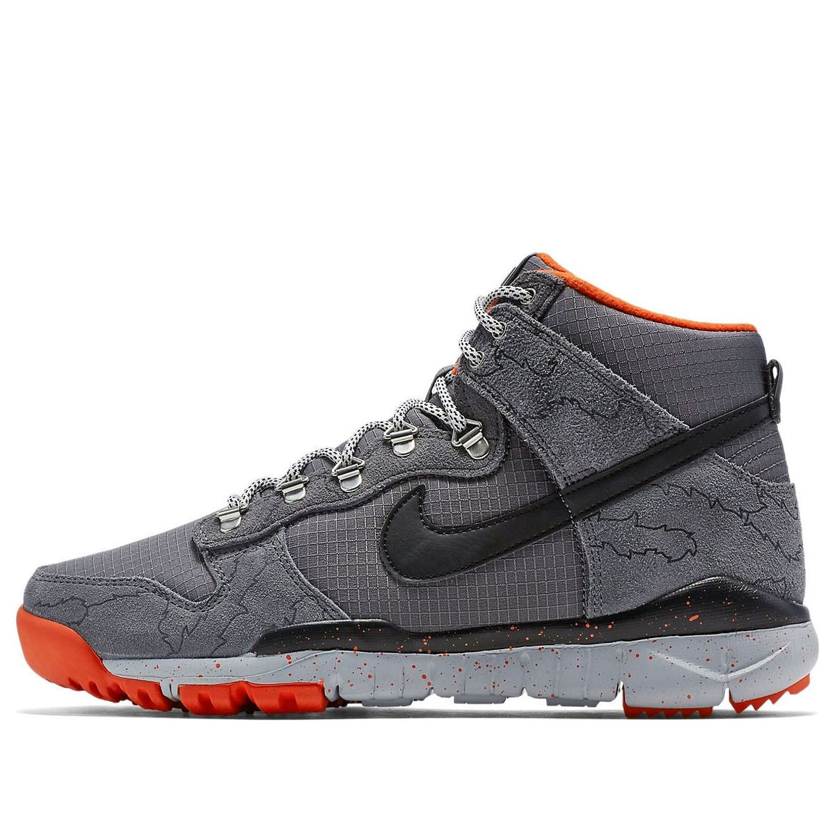 Nike x Poler Dunk High OMS 'Dark Grey Orange' 806335-008