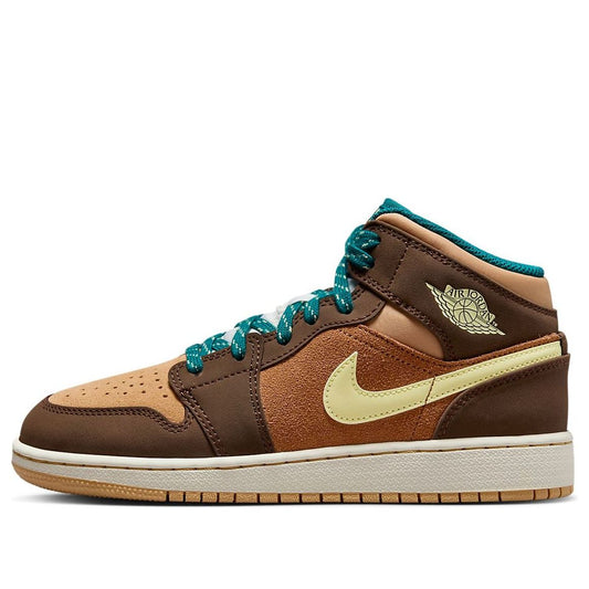 (GS) Air Jordan 1 Mid 'Cacao Wow' DZ6335-200