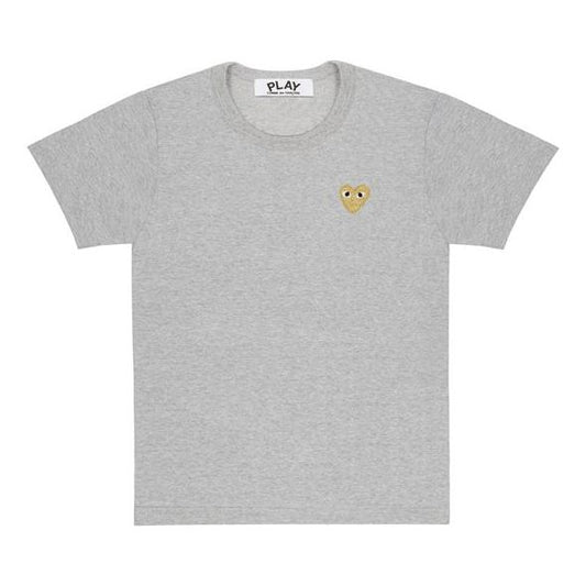 COMME des GARCONS PLAY Gold Heart T-Shirt 'Grey' AZ-T216-051-3