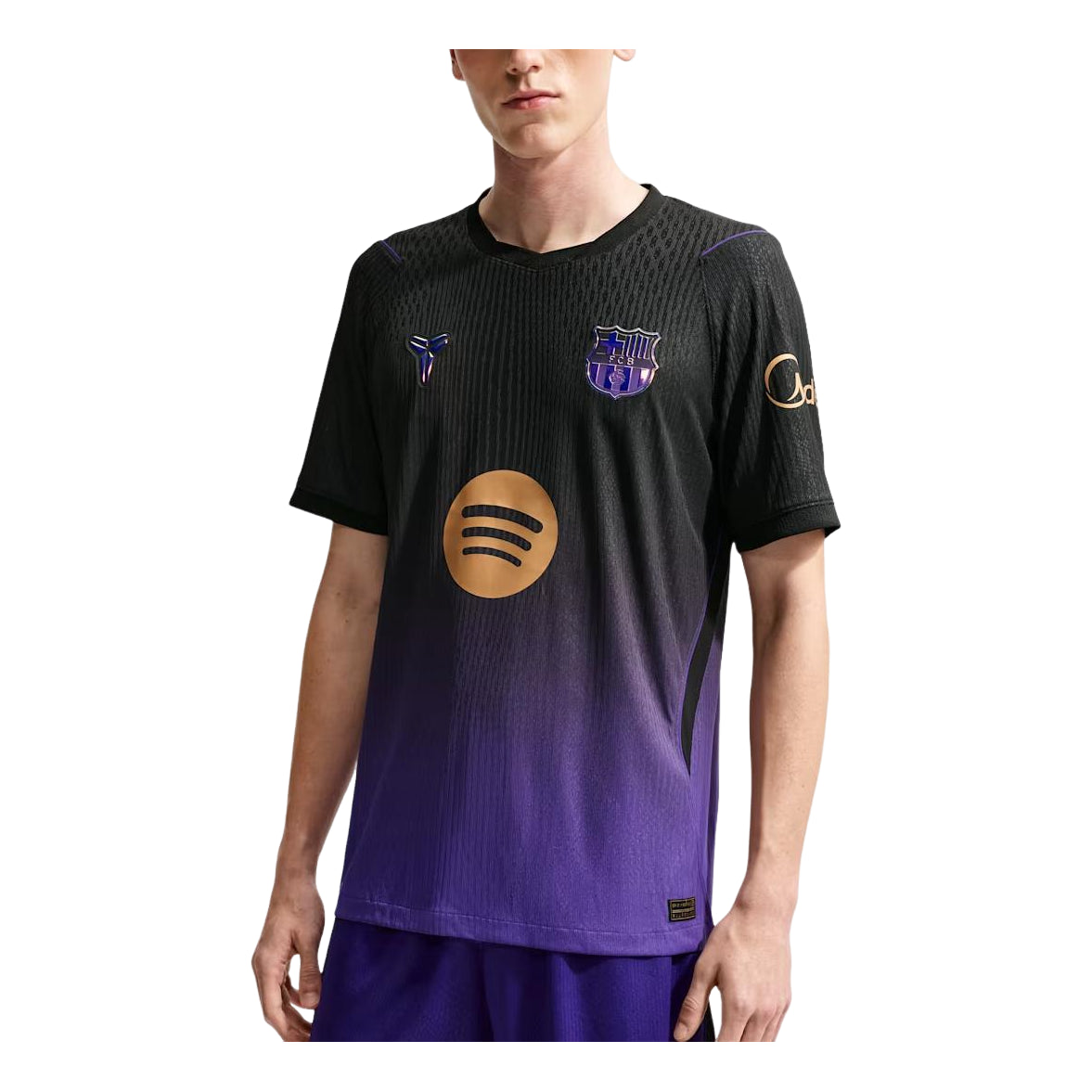 Nike Kobe x F.C. Barcelona 2026/27 Match Away Aero-FIT Authentic T-Shirt 'Field Purple Black Metallic Gold' II2752-505