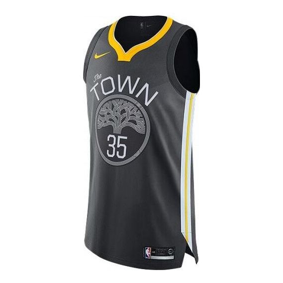 Nike NBA Golden State Warriors The Town Authentic Jersey 'Grey' 863152-061