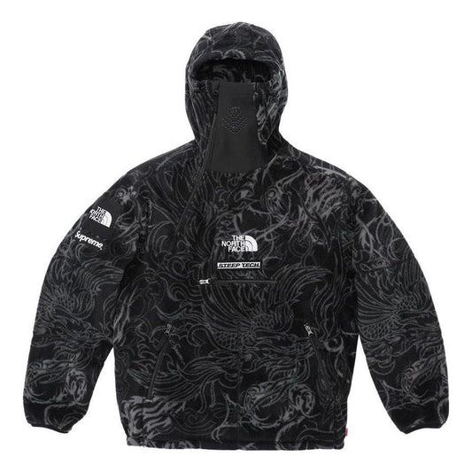 Supreme x The North Face Steep Tech Fleece Pullover 'Black White' SUP-FW22-576