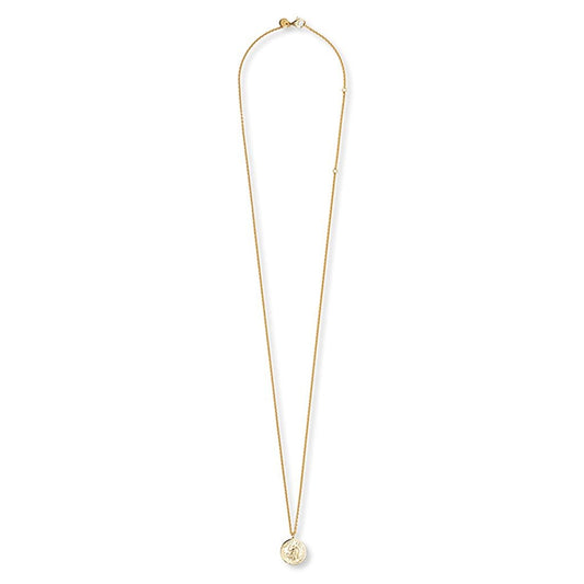 Coin Pendant Angel Gold - 925 Sterling Silver